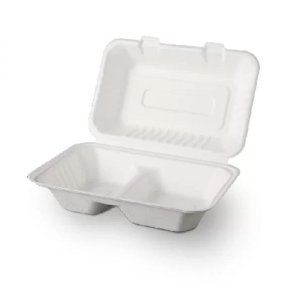 Ланч-бокс ЕКО з дерев'яного волокна 215*215*60мм., 50шт/уп