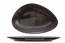 Cosy Тарілка трикутна 33X22,5см. Black granite