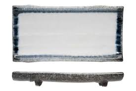 Cosy Салатник прямокутний 24,5X12,5XH3,5см. Sea pearl (на 4 ніжках)