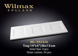 Wilmax.Таця 36х13см