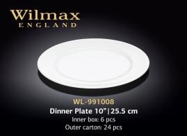 Wilmax.Тарілка обідня кругла 26см