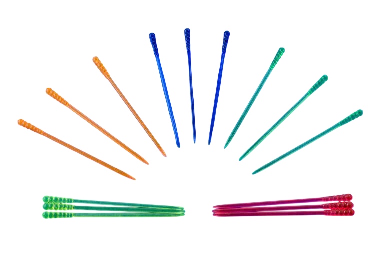 Прикраси пласм. "Вилочка-пікнік" 250шт.