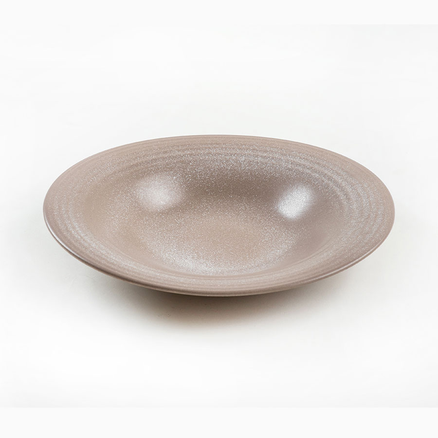 Миска, тарілка широка Ariane Artisan 29 см granite beige