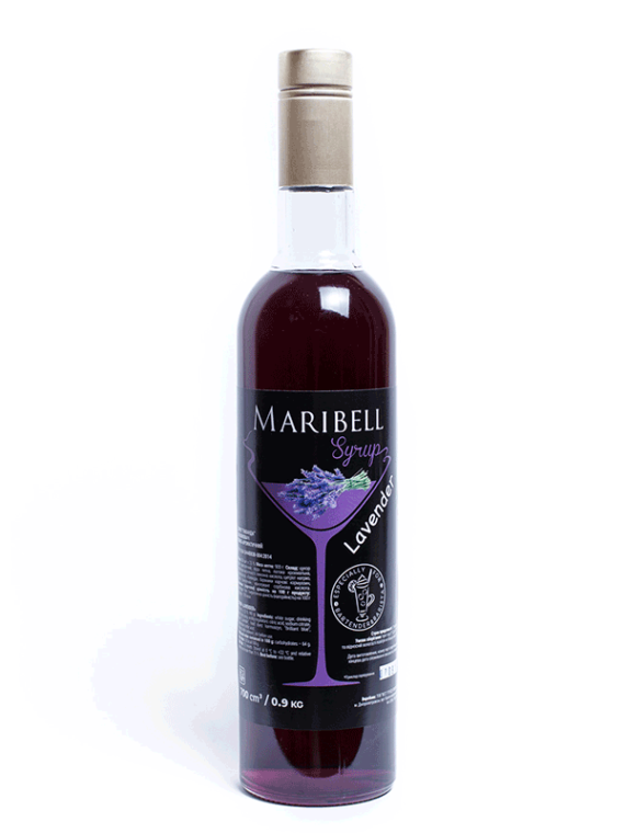 Сироп лаванда "Maribell" 0,7л