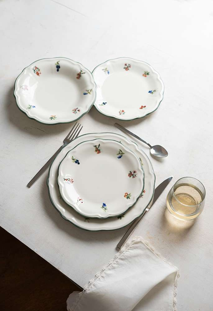 Набір столового посуду 24 шт (4X6) Porser Home Vintage Rose