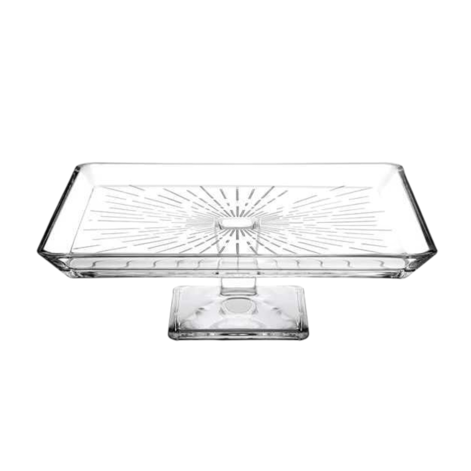 Блюдо на ніжці Pasabahce Madlen 24х24 см h-8 см