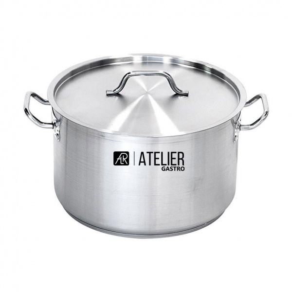 Каструля низька з кришкою 8 л Atelier Gastro d-28 см h-13 см