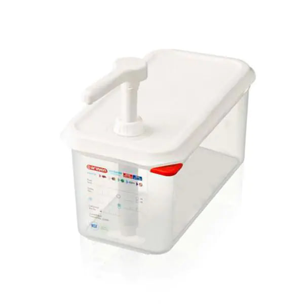 Диспенсер для соусу GN 1/4 Araven 4,3 л 1 порція - 10 мл