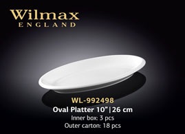 Wilmax.Блюдо глибоке овальне 26см