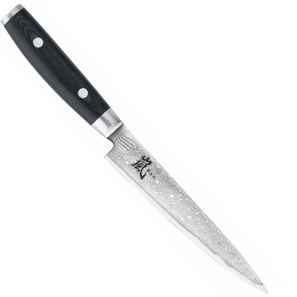 Ніж для нарізки 150 мм дамаська сталь, серія RAN Yaxell