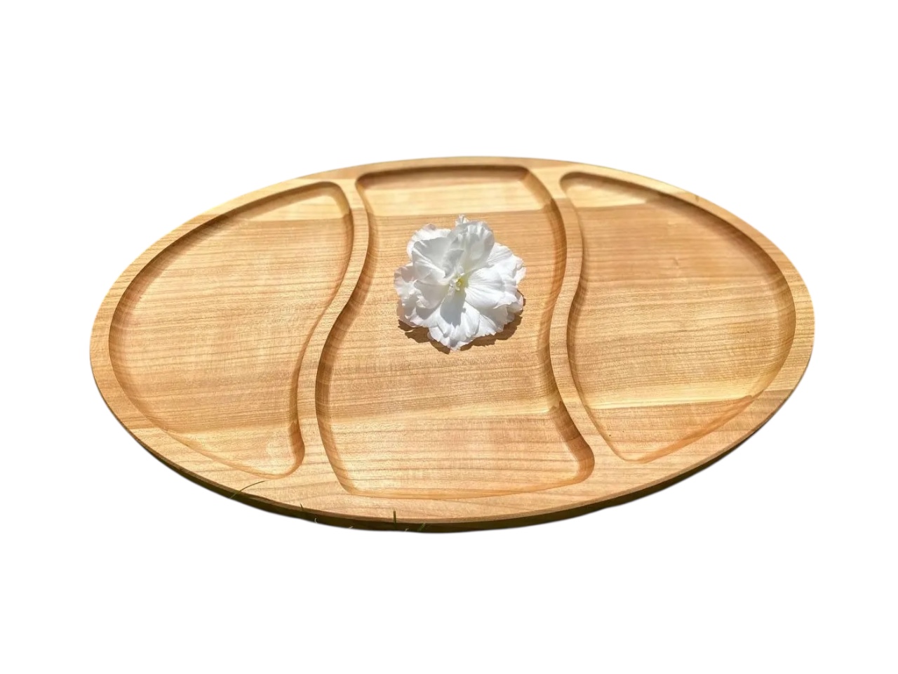 Дерев'яна менажниця на 3 відділення 25х35 см