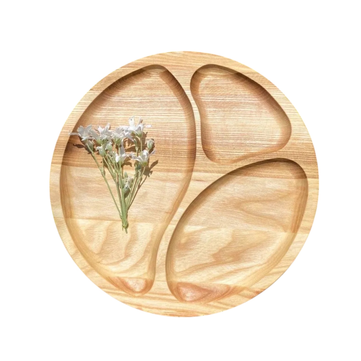 Дерев'яна менажниця, дошка для подачі, дошка обробна 30 см