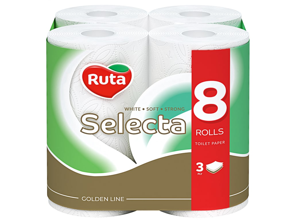 Т/П "РУТА Selecta" 3 шар. білий 8шт (8)