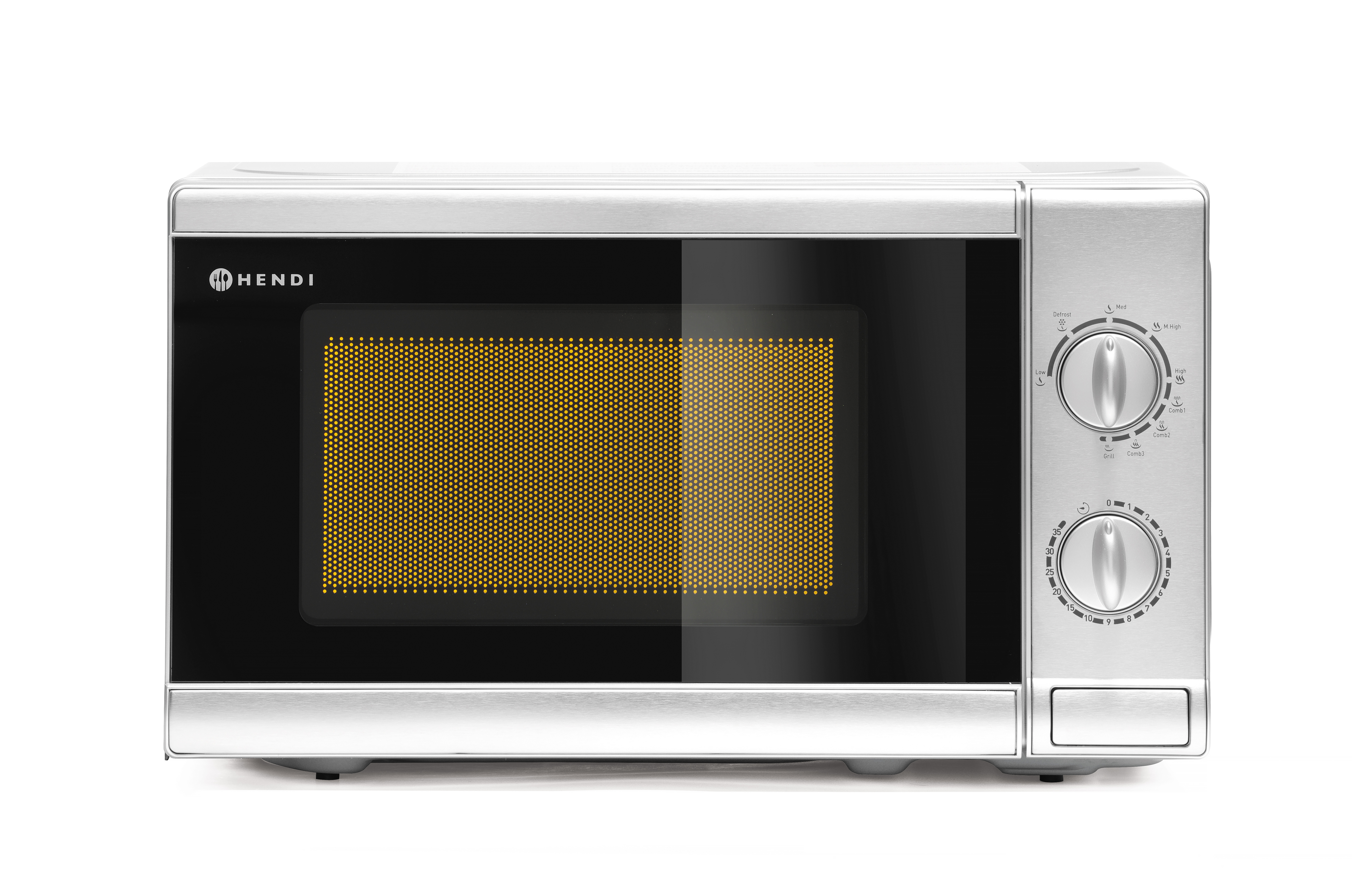 Мікрохвильова піч із грилем 281710 Hendi Stainless steel