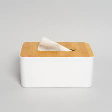 Диспенсер для серветок Tissue ( білий, дерев)