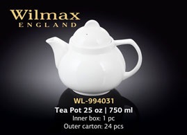 Wilmax.Чайник заварювальний 750мл.Color