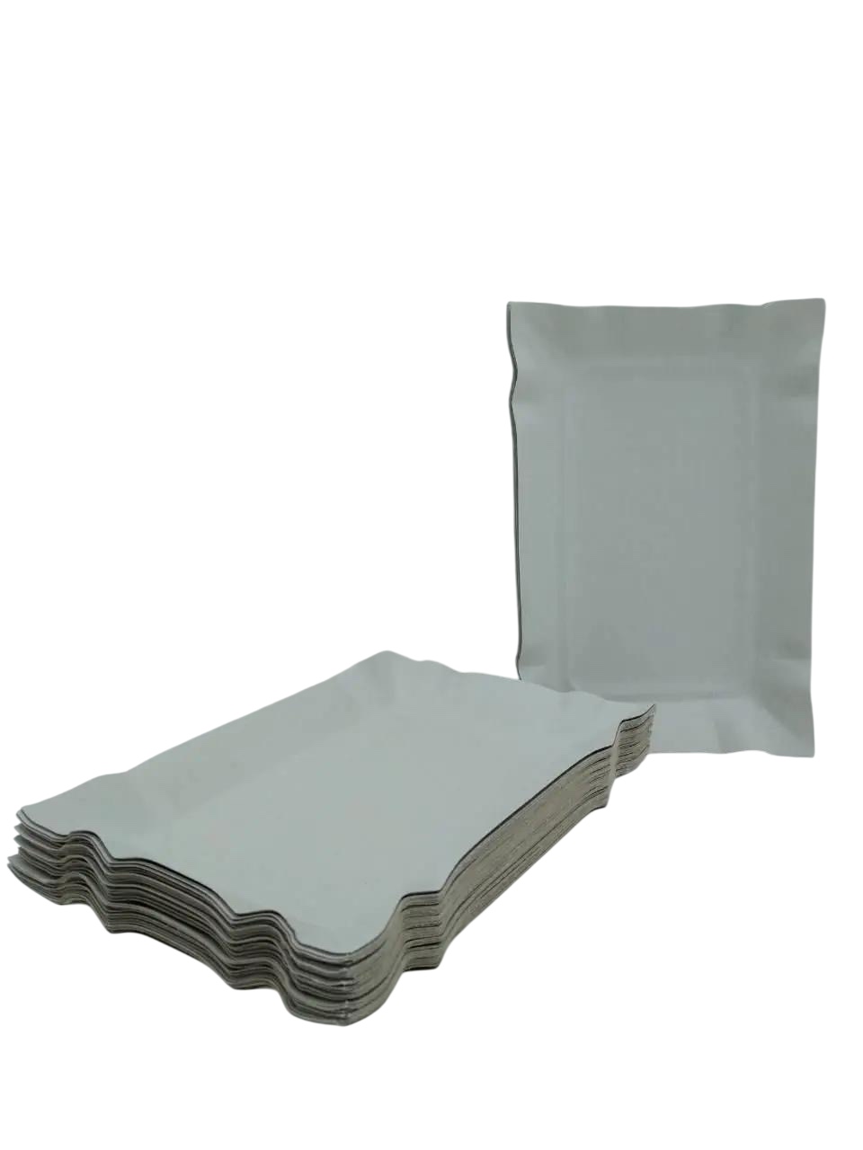 Одноразова тарілка картонна 13*19см (100шт)