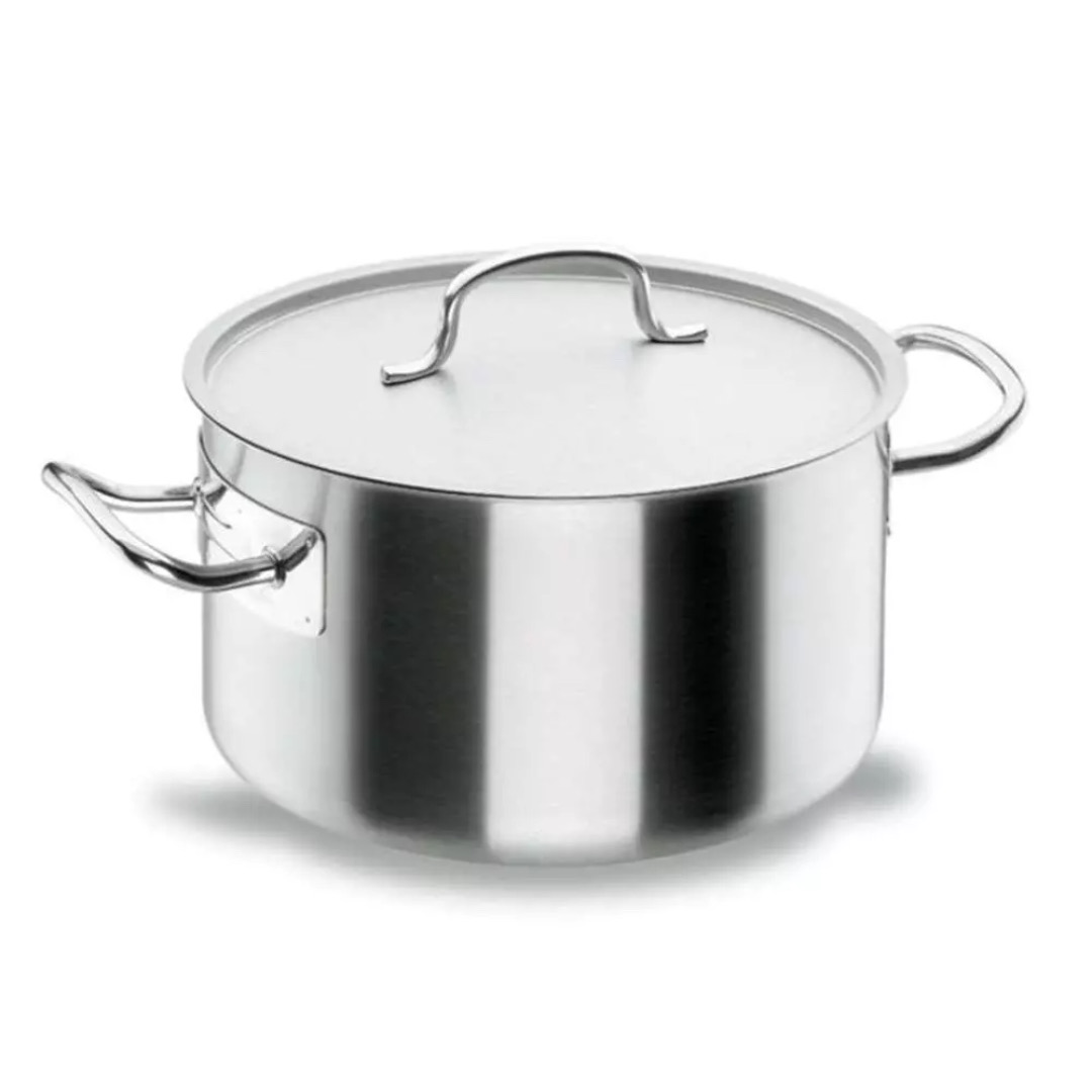 Каструля з кришкою н/ж 14,4 л Lacor