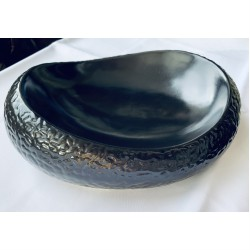 Тарілка об'ємна 23 см ( сіра)