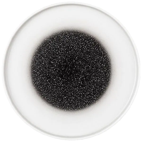 Тарілка кругла 26 см колір Spotted Black серія "Good Mood Intense"
