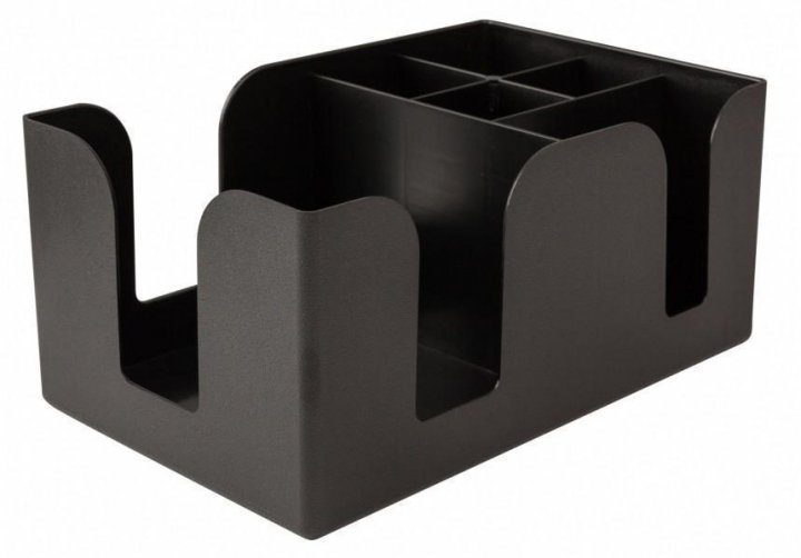 Організатор барний 24x14x10 см, чорний WINCO