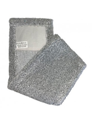 Запаска до швабри - полотера 43*10 см Eco Fabric "Люкс", мікрофібра, сіра