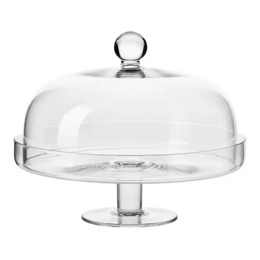 Блюдо на ніжці Krosno Elite 28 см + ковпак