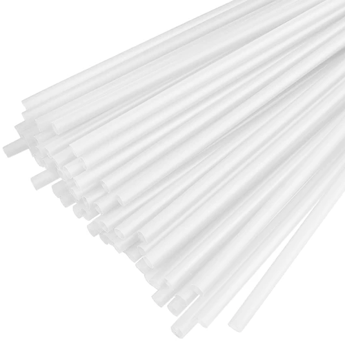 Соломка для фрешів чорна 21см. 500шт. (15) (6,8)