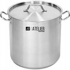 Кастрюля низька з кришкою 5 л Atelier Gastro (d-240 мм, h-110 мм)