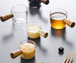 Соусниця (кокотниця) дерев.ручка 100 мл. скло