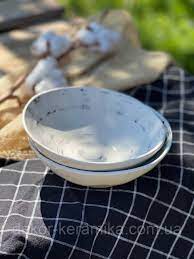 Тарілка обідня 550 мл Чорний Лофт Плюс