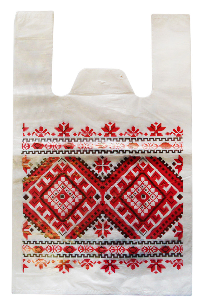 Пакет "Маєчка" 20кг. 250шт. вишиванка (100шт) (10) жовта