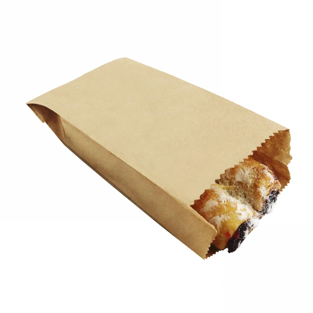 Пакет для хліба (малий) 170х240х40 бурий (1000шт) 100шт/уп