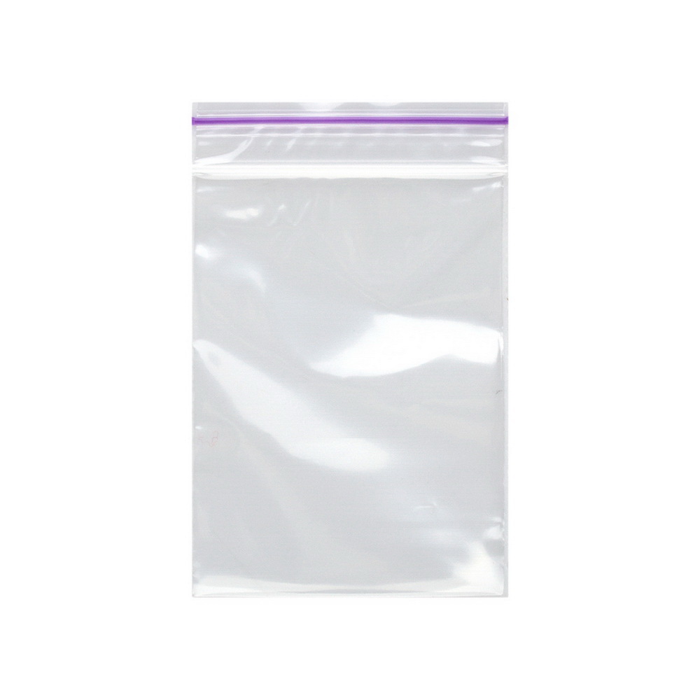 Пакет з застібкою Zip 15*20 100 шт. червона стрічка