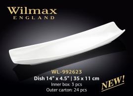 Wilmax.Блюдо прямокутне 35х11см