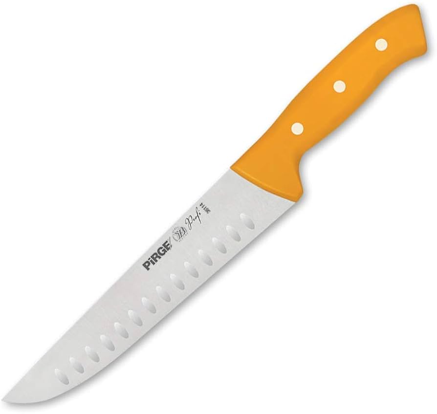 Ніж м'ясника Pirge Profi 21 см жовтий