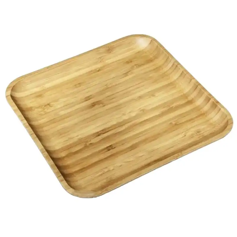 Тарілка бамбукова Wilmax Bamboo 17,5х17,5 см