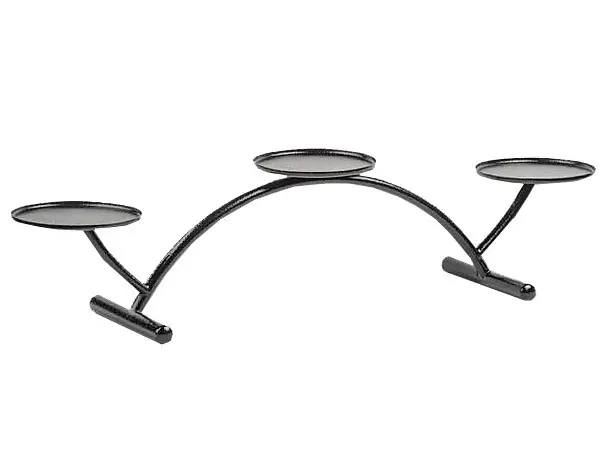 Підставка для тарілок чорний мат