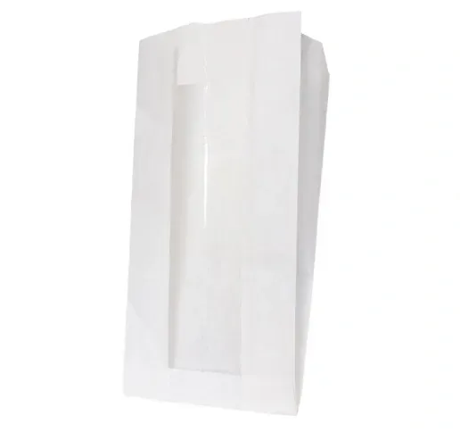 Пакет з поліпропіленовим вікном 100*290*40*40 білий (1000)