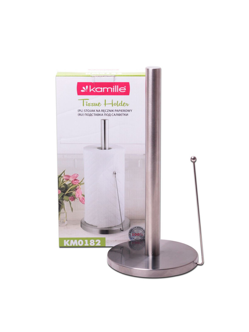 Тримач для паперових рушників Kamille 15*34 см. з затискачем