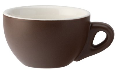 Чашка Utopia 260 мл лате коричнева мат