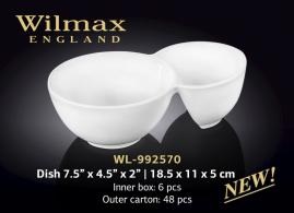 Wilmax.Ємність д-закусок 18,5x11x5см