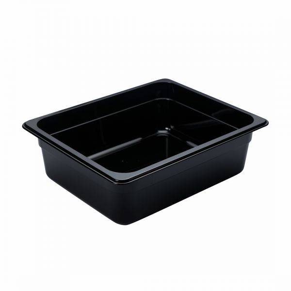 Гастроємність з полікарбонату чорна GN 1/2 h-100 мм 6 л Bestkeep FoREST