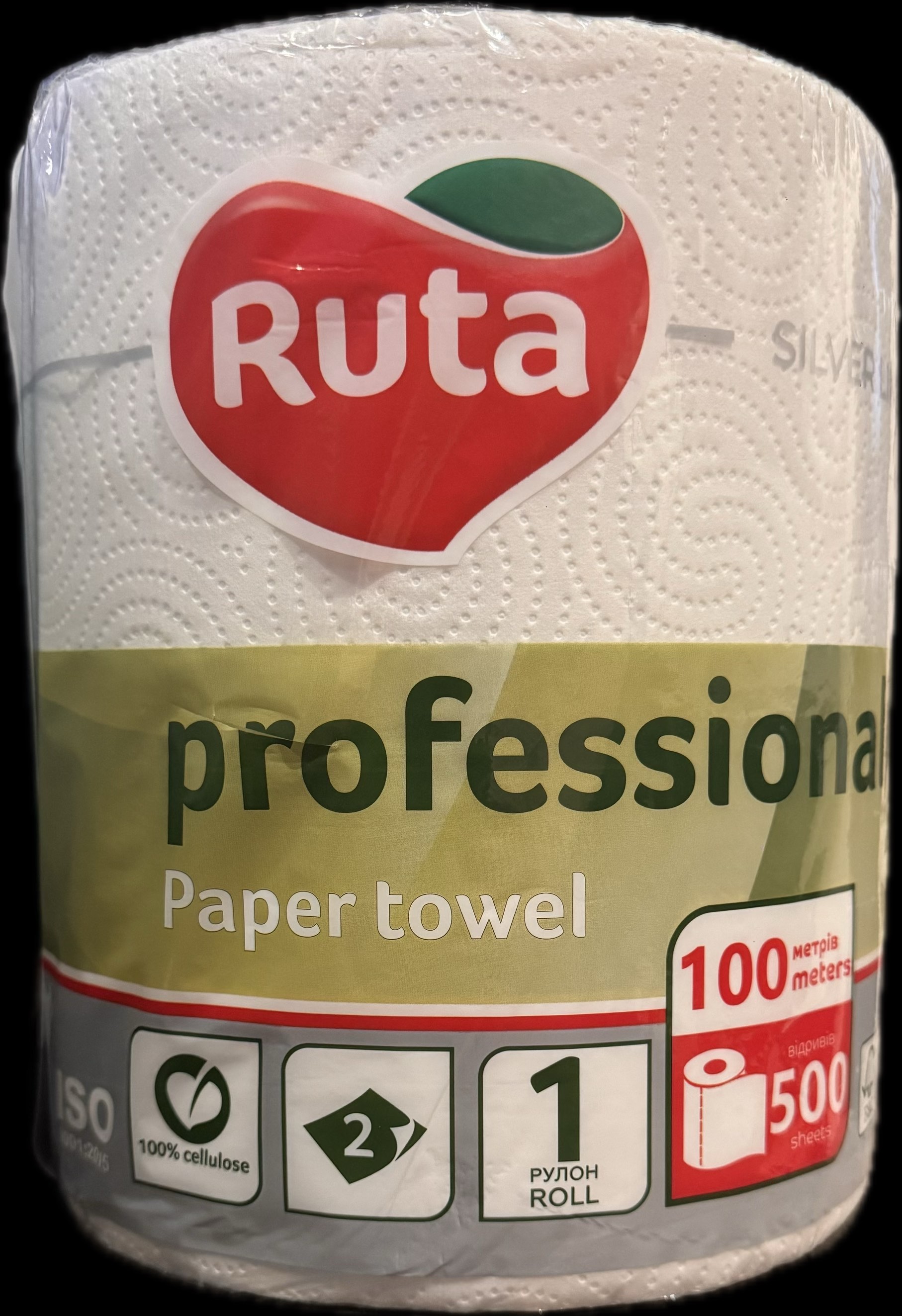 Паперові рушники "Ruta" Professional 1рул 2шар 100м (8)