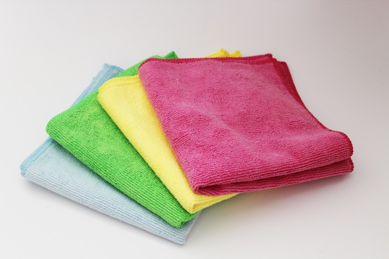 Серветки мікрофібра "ГривняПетрівна" 30*30 універсальна 5шт в кольорі