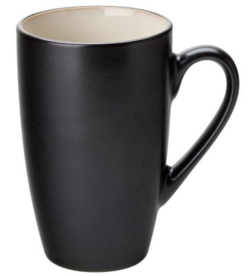 Кружка Cafe Мигдаль 320 мл чорна Utopia