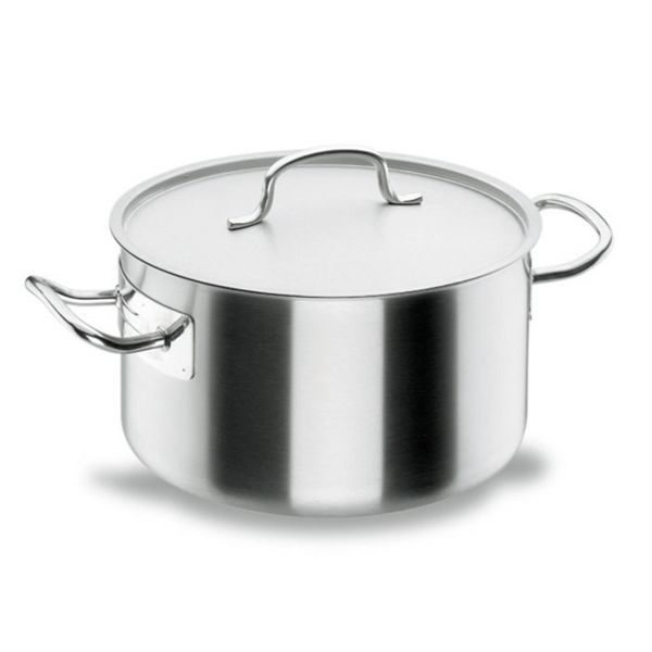 Каструля з кришкою н/ж 2,2 л Lacor