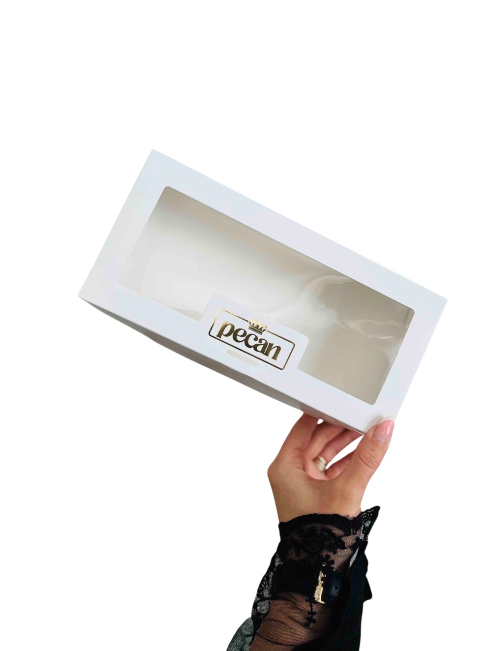 Коробочка з віконечком 250*120*60 біла 100шт/уп