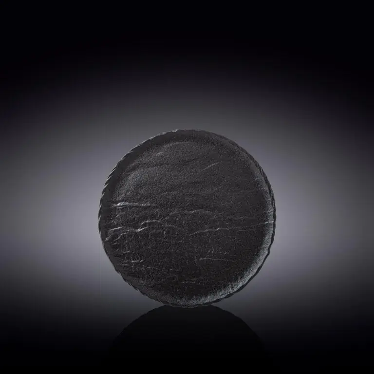Wilmax. Тарілка кругла Slatestone Black 18 см
