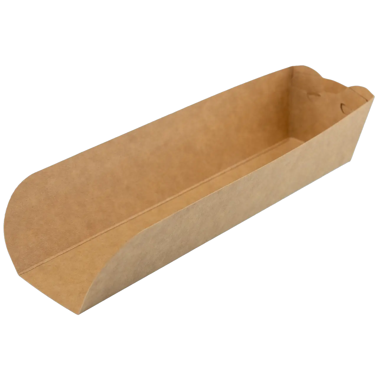 Коробка для хот-дога 200*40*40мм крафт ламінована 100шт/уп